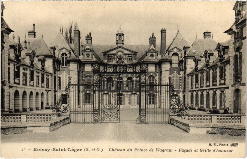 Carte postale ancienne Boissy-Saint-Leger Chateau du Prince de Wagram
