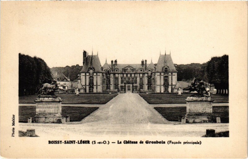 Carte postale ancienne Boissy-Saint-Leger Chateau de Grosbois