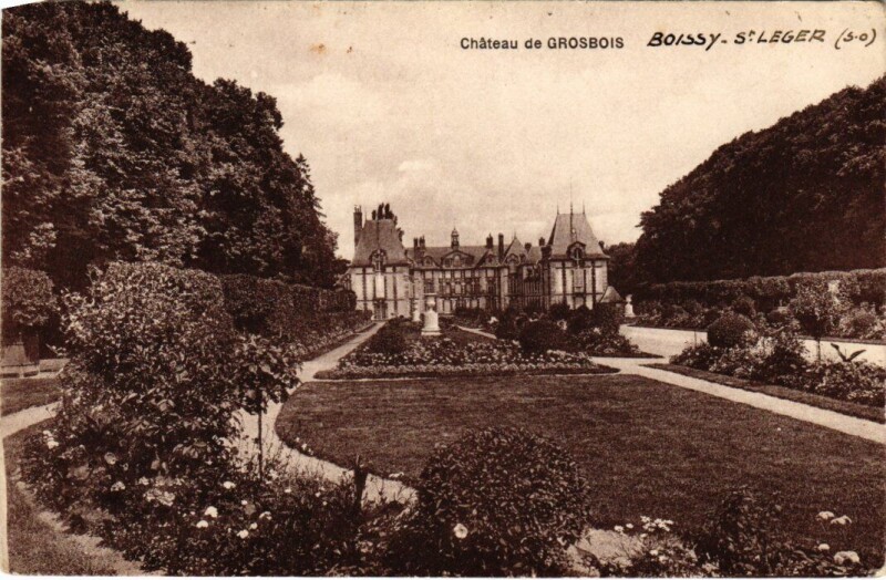 Carte postale ancienne Boissy-Saint-Leger Chateau de Grosbois