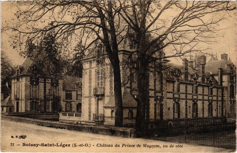Carte postale ancienne Boissy-Saint-Leger Chateau du Prince de Wagram