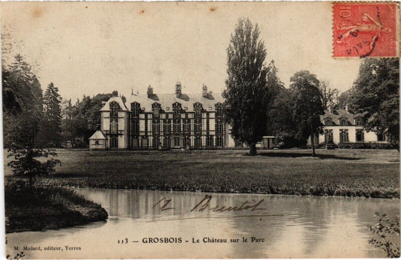 Carte postale ancienne Boissy-Saint-Leger Le Chateau sur le Parc