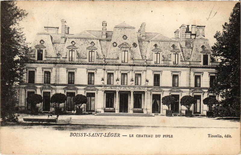 Carte postale ancienne Boissy-Saint-Leger Chateau du Piple