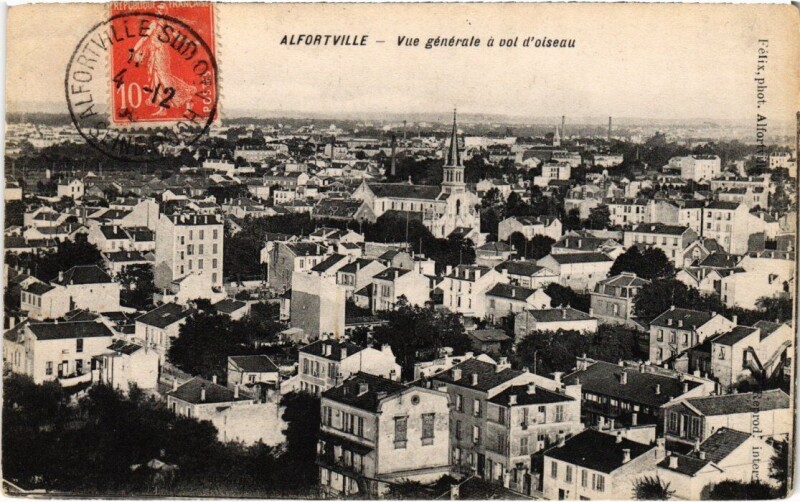 Carte postale ancienne Alfortville Vue Generale à Alfortville