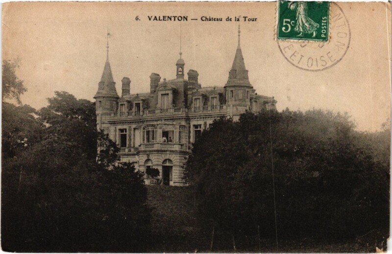 Carte postale ancienne Valenton Chateau de la Tour à Valenton