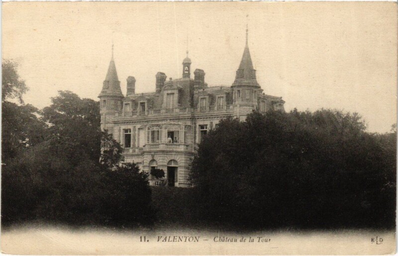 Carte postale ancienne Valenton Chateau de la Tour à Valenton