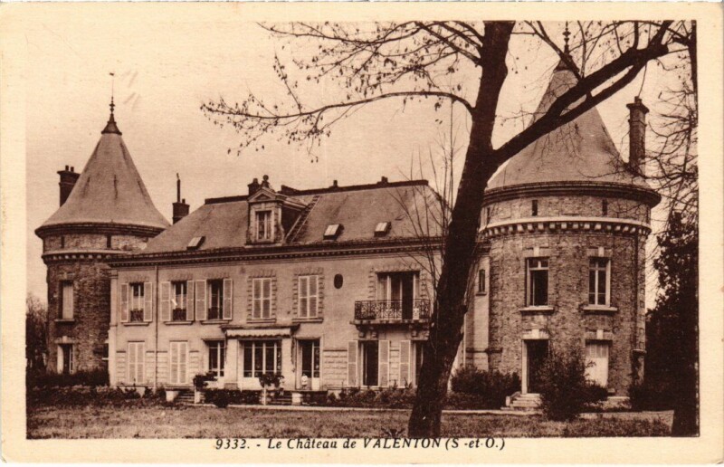 Carte postale ancienne Valenton Le Chateau à Valenton