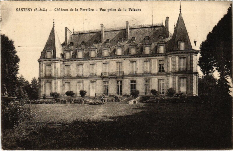 Carte postale ancienne Santeny Chateau de la Perriere à Santeny