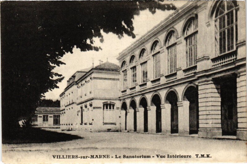 Carte postale ancienne Villiers-sur-Marne Sanatorium - Vue Interieure à Villiers-sur-Marne