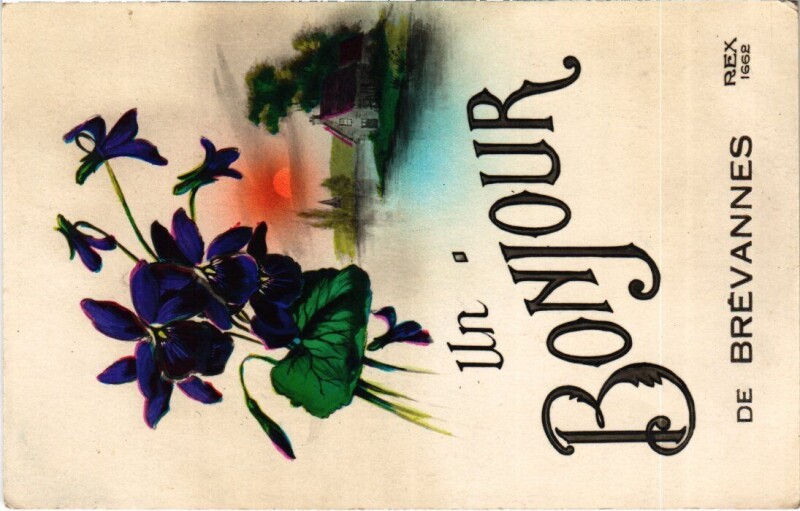Carte postale ancienne Un Bonjour de Limeil-Brevannes