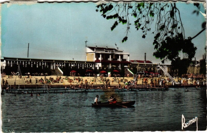 Carte postale ancienne Champigny-sur-Marne Canotage et Baignade à Champigny-sur-Marne