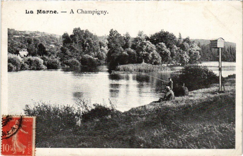 Carte postale ancienne Champigny-sur-Marne La Marne à Champigny-sur-Marne