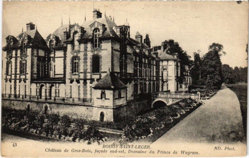 Carte postale ancienne Boissy-Saint-Leger Chateau du Grosbois