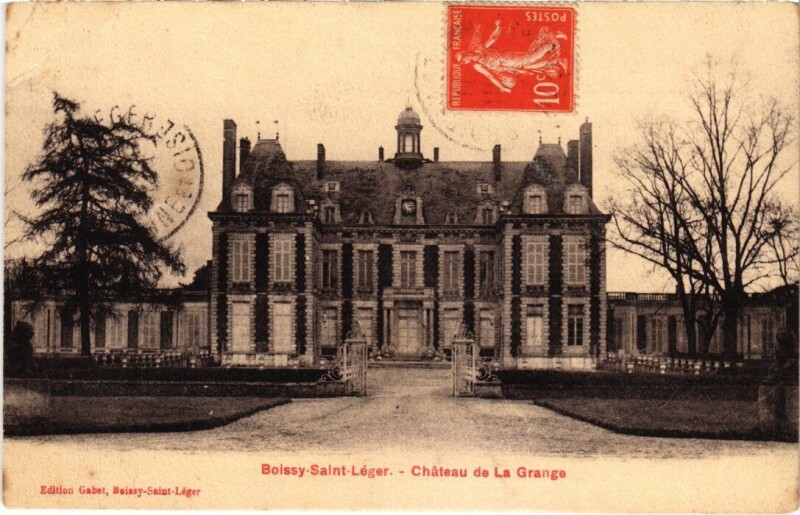 Carte postale ancienne Boissy-Saint-Leger Chateau de la Grange
