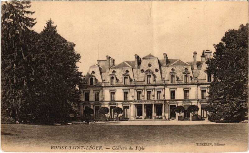 Carte postale ancienne Boissy-Saint-Leger Chateau du Piple