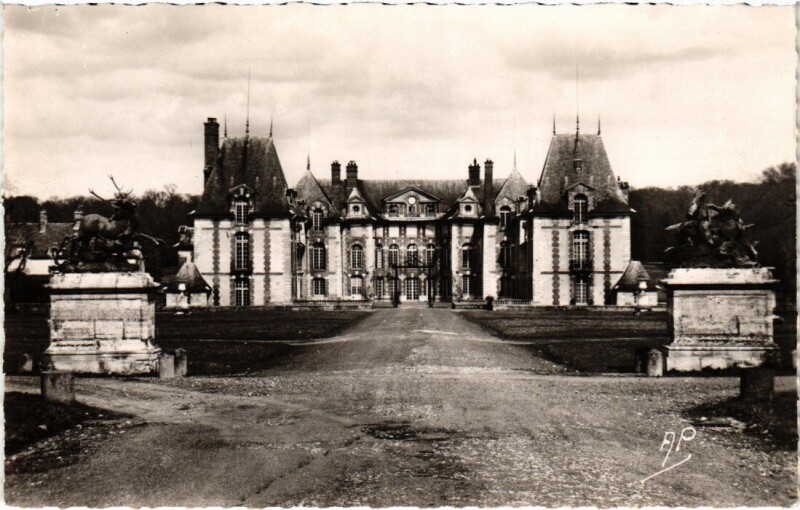 Carte postale ancienne Villecresnes Chateau de Grosbois - Facade Principale à Villecresnes