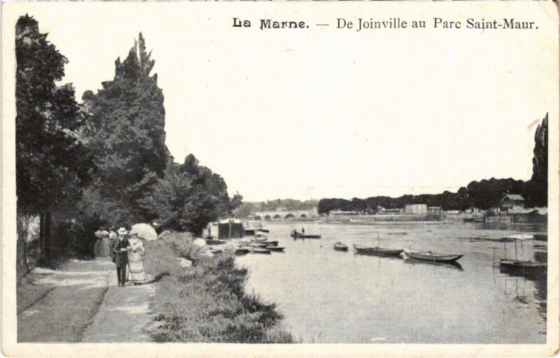 Carte postale ancienne Saint-Maur-des-Fosses Joinville-le-Pont - De Joinville au Parc à Joinville-le-Pont