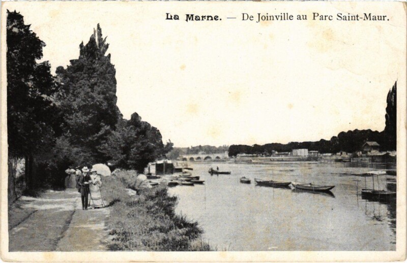 Carte postale ancienne Saint-Maur-des-Fosses Joinville-le-Pont - De Joinville au Parc à Joinville-le-Pont