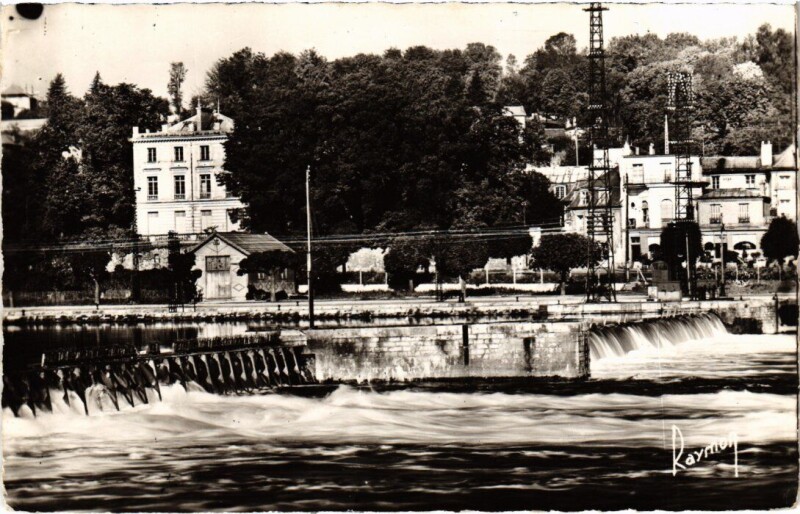 Carte postale ancienne Ablon-sur-Seine Le Barrage à Ablon-sur-Seine