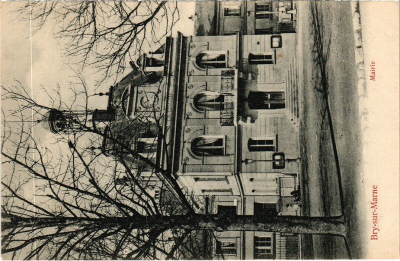 Carte postale ancienne Bry-sur-Marne Mairie à Bry-sur-Marne