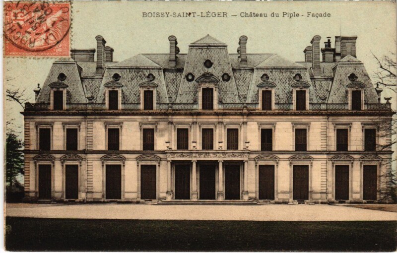 Carte postale ancienne Boissy-Saint-Leger Chateau du Piple