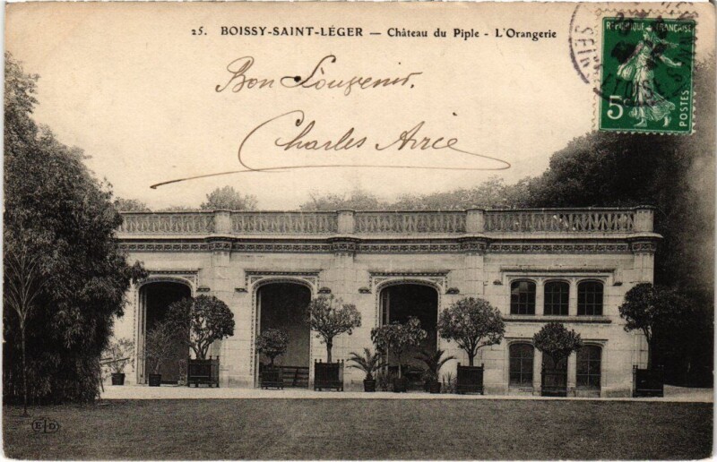 Carte postale ancienne Boissy-Saint-Leger Chateau du Piple - Orangerie