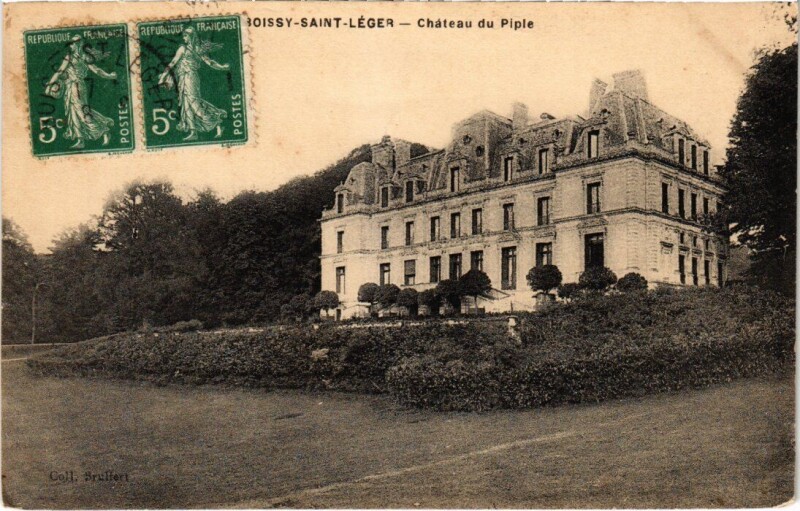 Carte postale ancienne Boissy-Saint-Leger Chateau du Piple