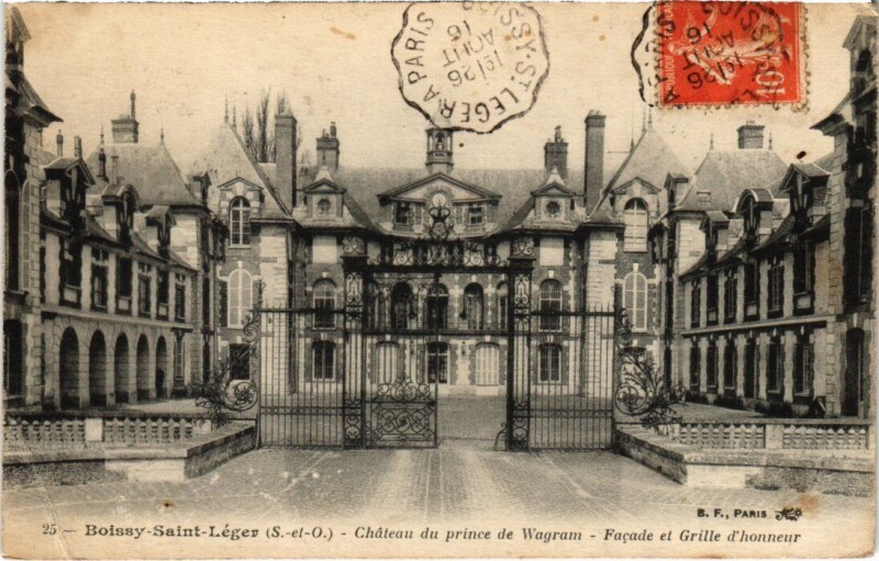 Carte postale ancienne Boissy-Saint-Leger Chateau du Prince de Wagram