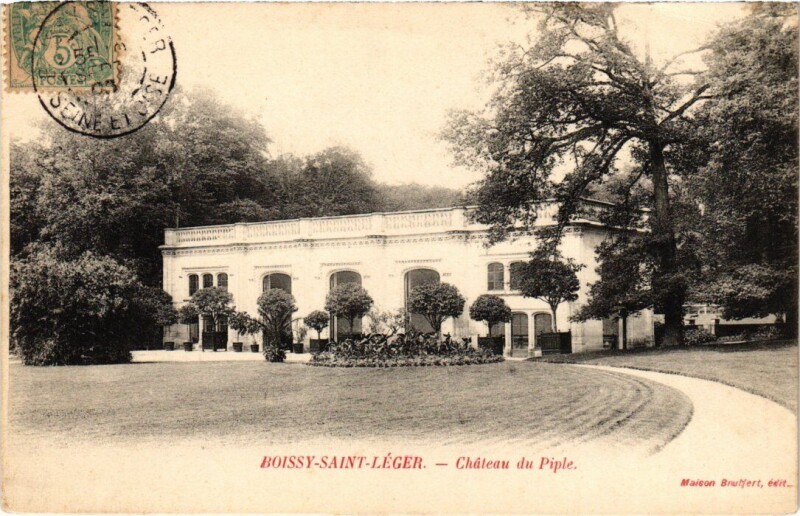 Carte postale ancienne Boissy-Saint-Leger Chateau du Piple