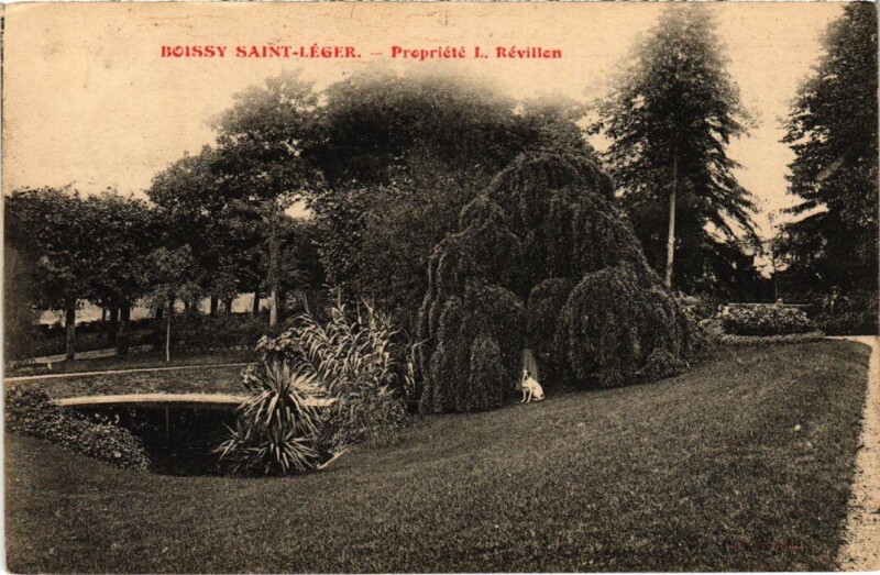 Carte postale ancienne Boissy-Saint-Leger Propriete L. Revillon