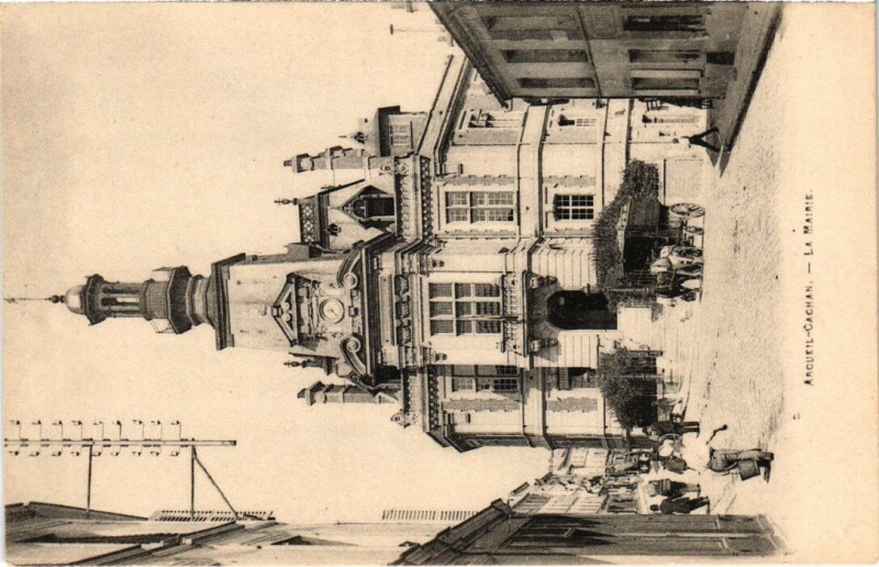 Carte postale ancienne Arcueil Cachan - Mairie à Arcueil