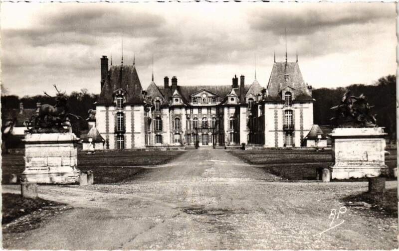Carte postale ancienne Villecresnes Chateau de Grosbois - Facade Principale à Villecresnes