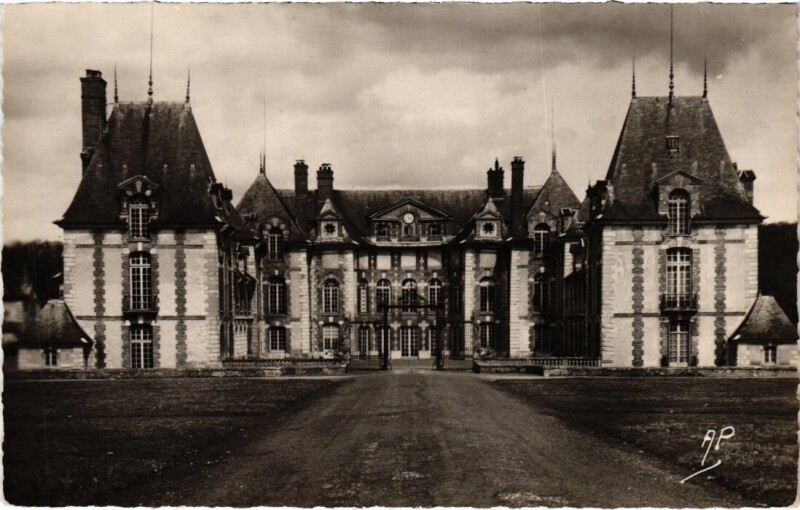 Carte postale ancienne Villecresnes Chateau de Grosbois - La Facade à Villecresnes