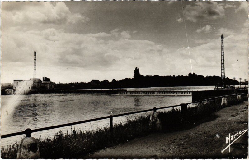 Carte postale ancienne Ablon-sur-Seine Le Barrage à Ablon-sur-Seine