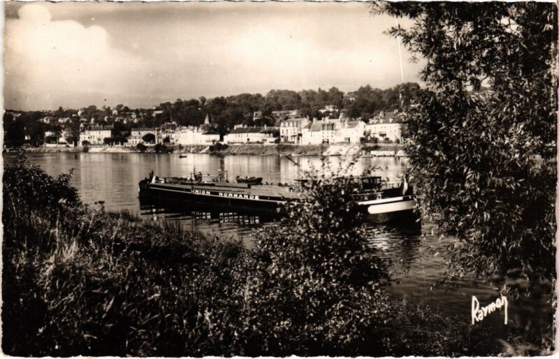 Carte postale ancienne Ablon-sur-Seine Quais de la Seine à Ablon-sur-Seine