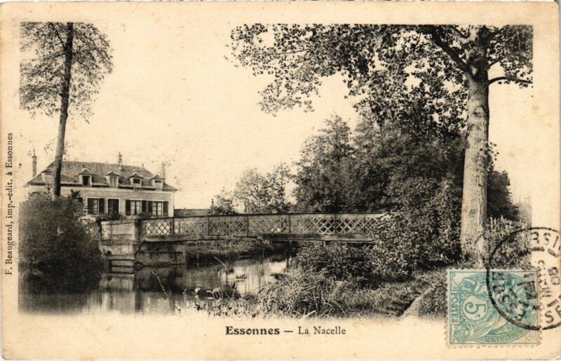 Carte postale ancienne Corbeil Essonnes La Nacelle à Corbeil-Essonnes