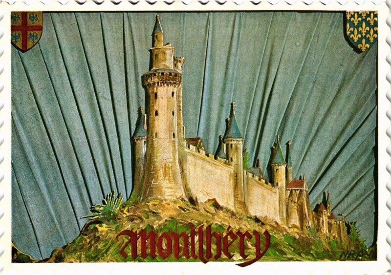 Carte postale ancienne Montlhery Le Chateau