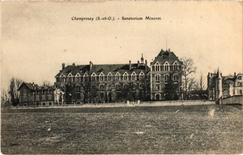 Carte postale ancienne Draveil Champrosay Sanatorium Minoret à Draveil