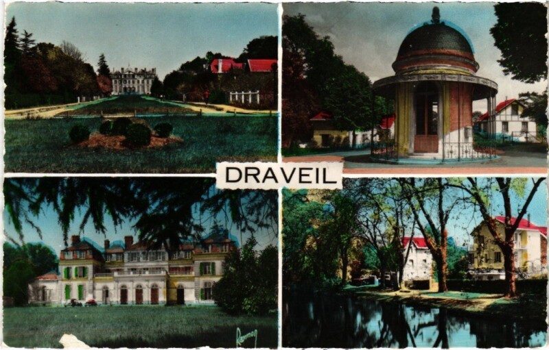 Carte postale ancienne Draveil souvenir à Draveil