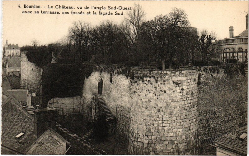 Carte postale ancienne Dourdan Le Chateau à Dourdan