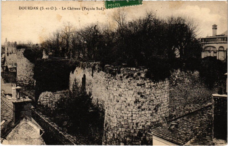 Carte postale ancienne Dourdan Le Chateau à Dourdan