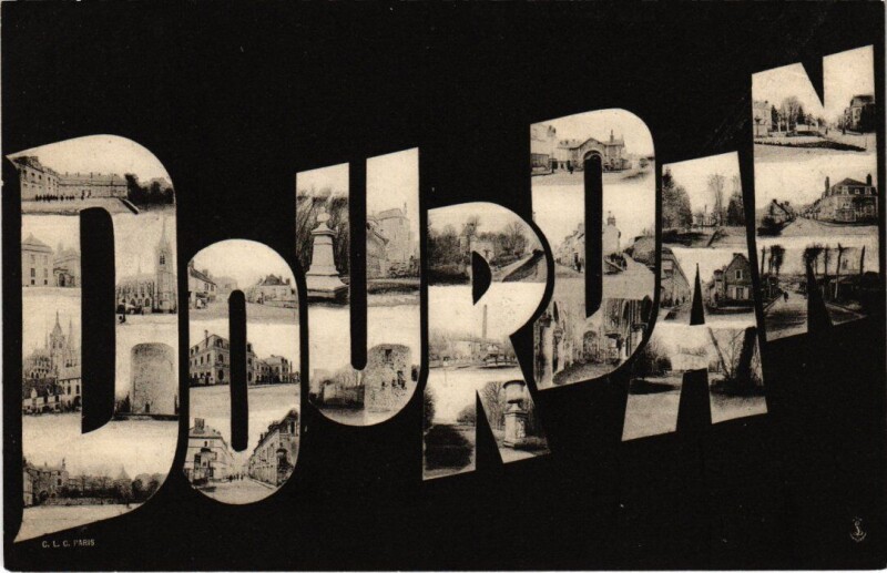 Carte postale ancienne Dourdan souvenir à Dourdan