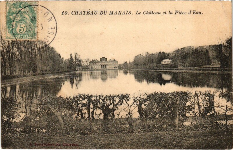 Carte postale ancienne Dourdan Chateau du Marais à Dourdan