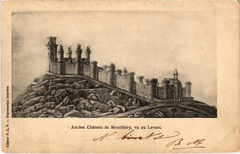 Carte postale ancienne Montlhery Le Chateau