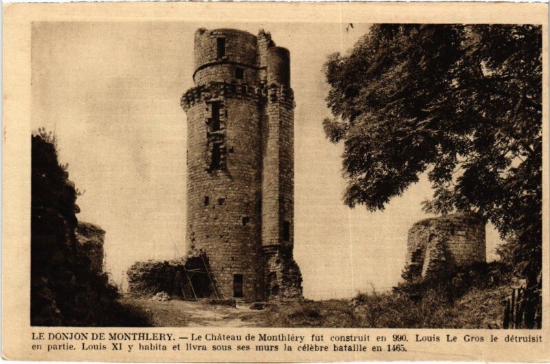 Carte postale ancienne Montlhery Le Chateau
