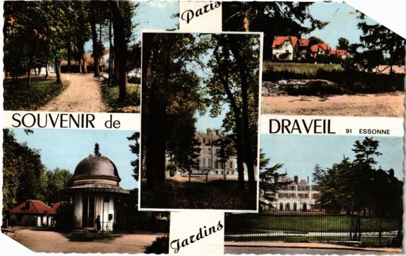 Carte postale ancienne Draveil souvenir à Draveil