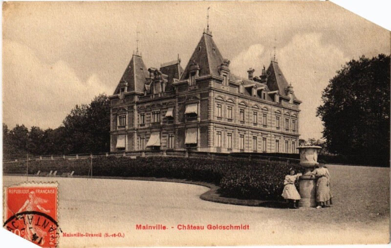 Carte postale ancienne Draveil Chateau Goldschmidt à Draveil