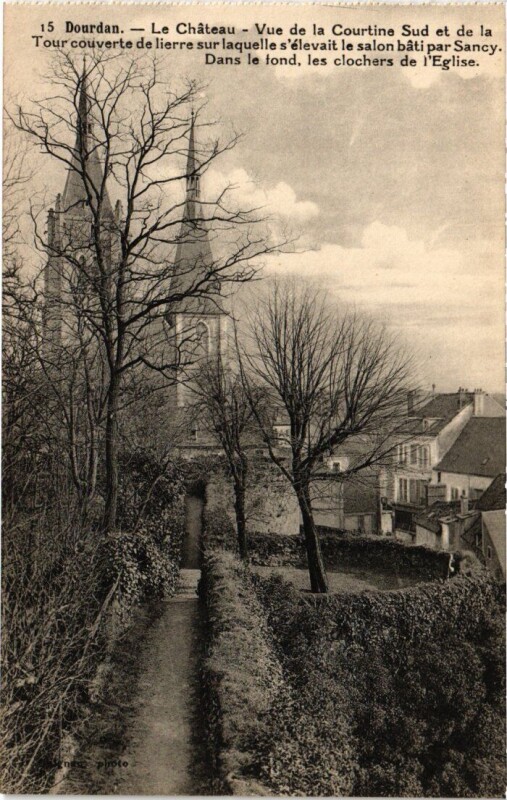 Carte postale ancienne Dourdan Le Chateau à Dourdan