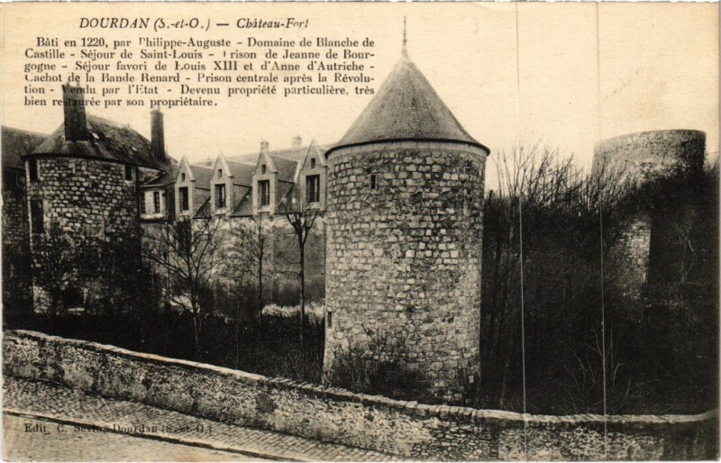 Carte postale ancienne Dourdan Le Chateau à Dourdan