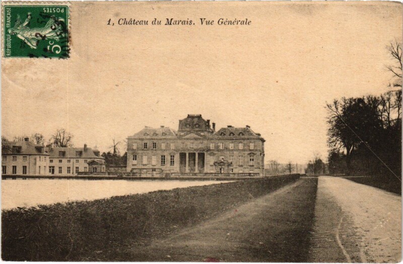 Carte postale ancienne Dourdan Chateau du Marais à Dourdan