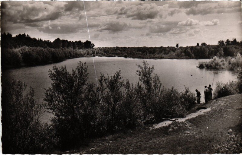 Carte postale ancienne Ste Genevieve des Bois Etang de Fleury